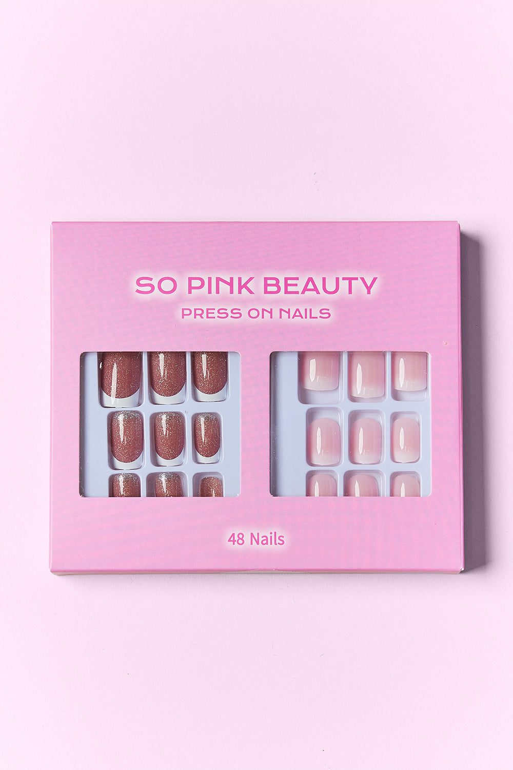 SO PINK BEAUTY Press On Nails 2 Packs - HOUSE OF SHE