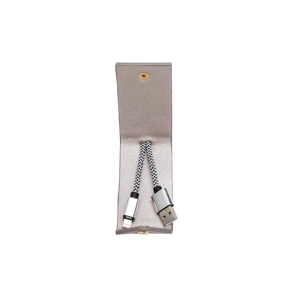 Pewter USB & iPhone Charger Accessory HOUSE OF SHE