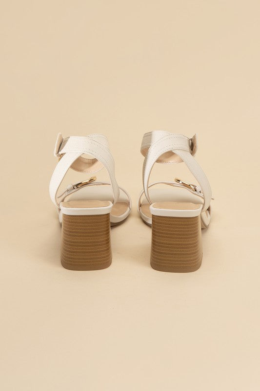 TREATY-S Buckle Sandal Heel HOUSE OF SHE