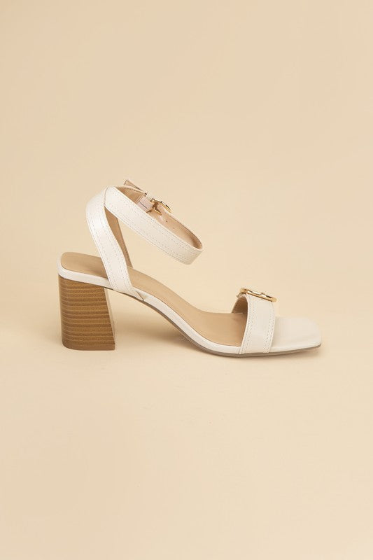 TREATY-S Buckle Sandal Heel HOUSE OF SHE
