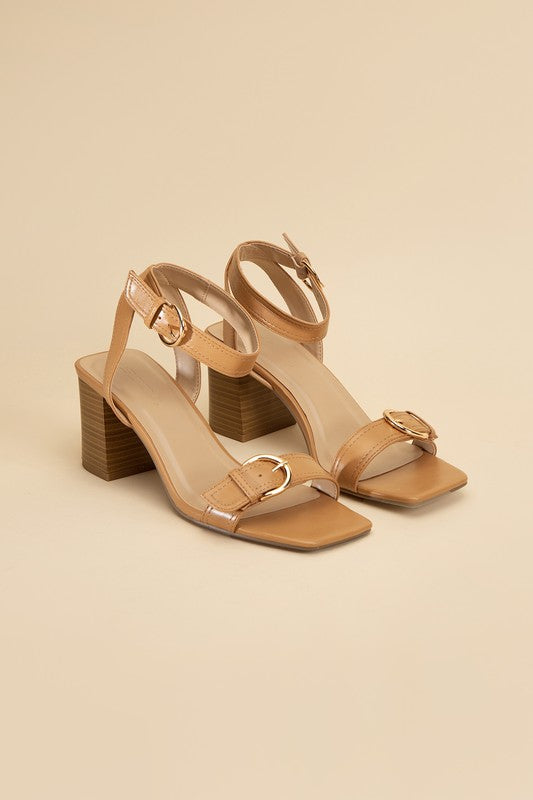 TREATY-S Buckle Sandal Heel HOUSE OF SHE