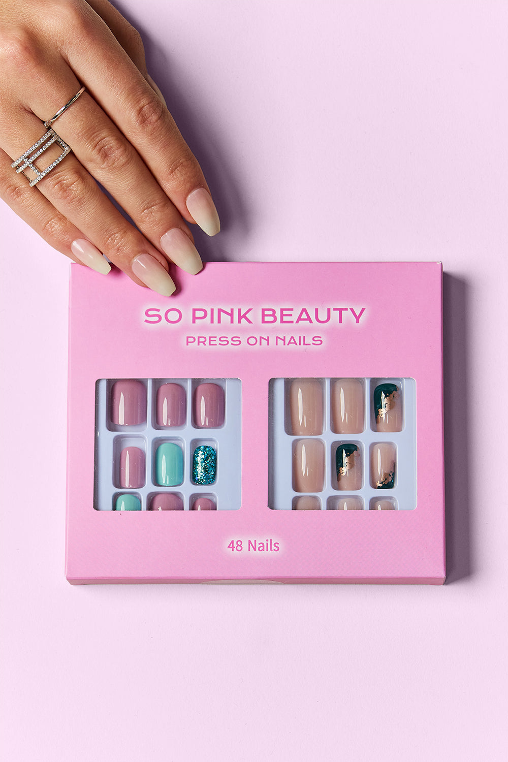 SO PINK BEAUTY Press On Nails 2 Packs - HOUSE OF SHE