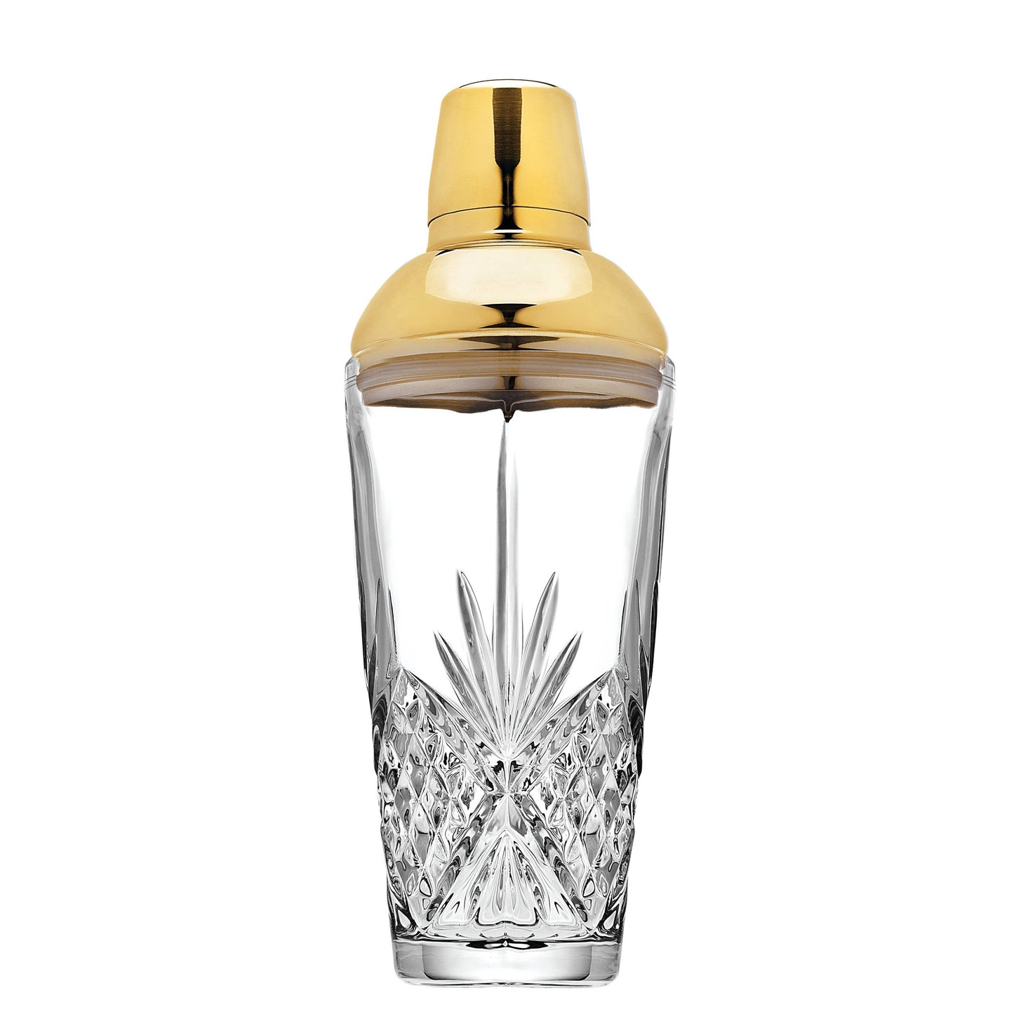 Dublin Crystal Martini Shaker - Gold Cap - HOUSE OF SHE