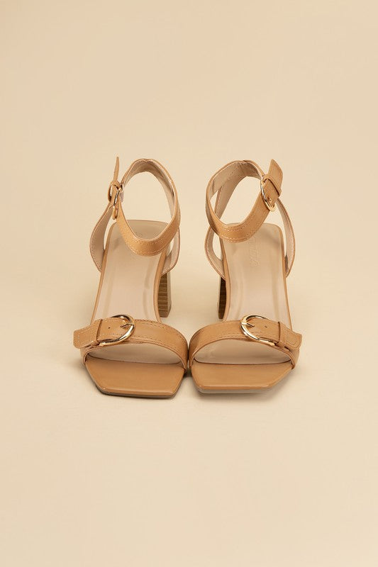 TREATY-S Buckle Sandal Heel HOUSE OF SHE