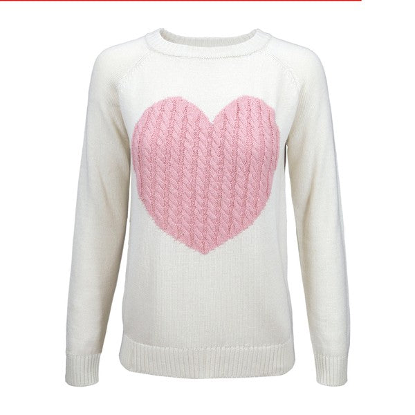 Love Heart Sweater  HOUSE OF SHE