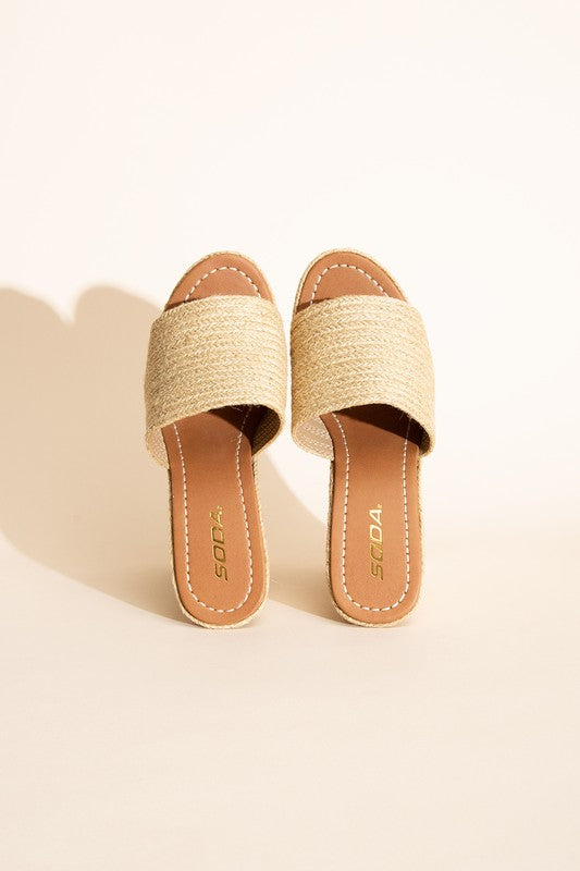 BOUNTY-S JUTE PLATFORM WEDGES HOUSE OF SHE