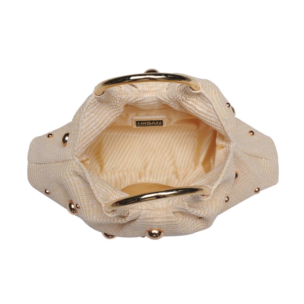 Harper Evening Natural Vegan Studded Bag - HOUSE OF SHE
