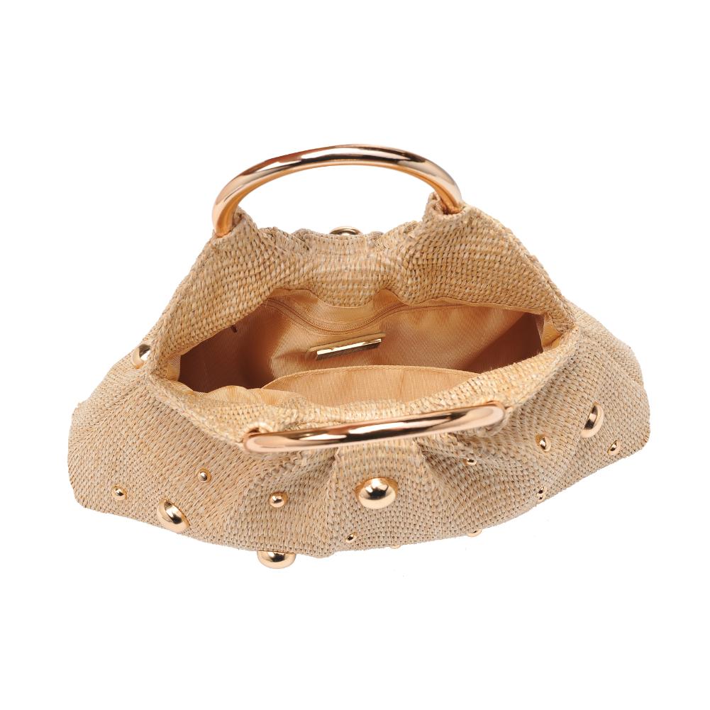 Harper Evening Natural Vegan Studded Bag - HOUSE OF SHE
