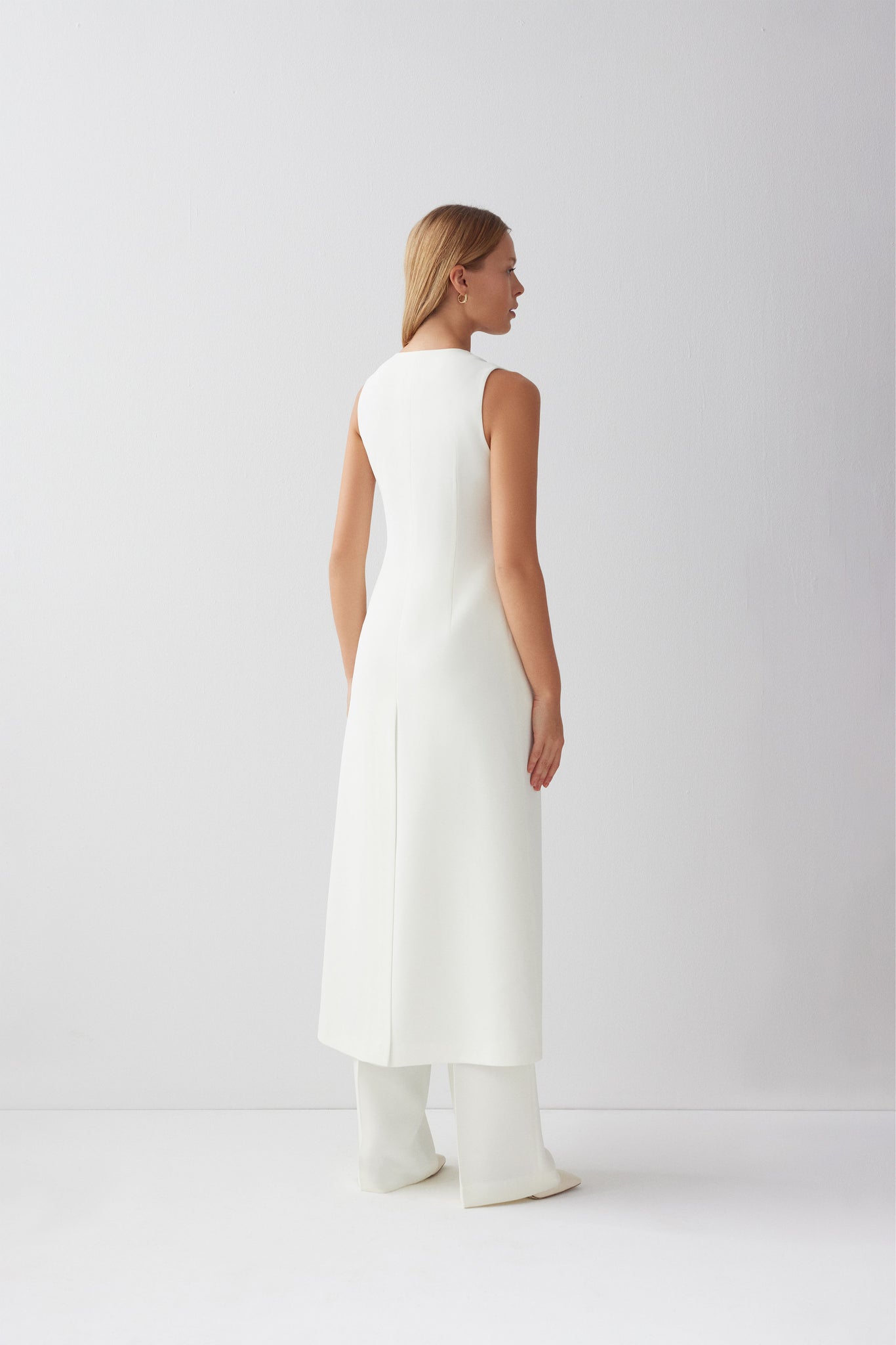 Nubia Classic Long Vest Blazer - HOUSE OF SHE