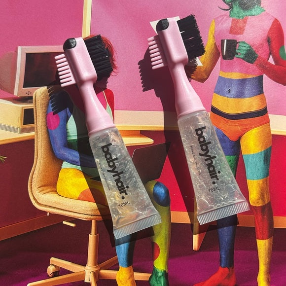 3 in 1 gel edge control brush - HOUSE OF SHE