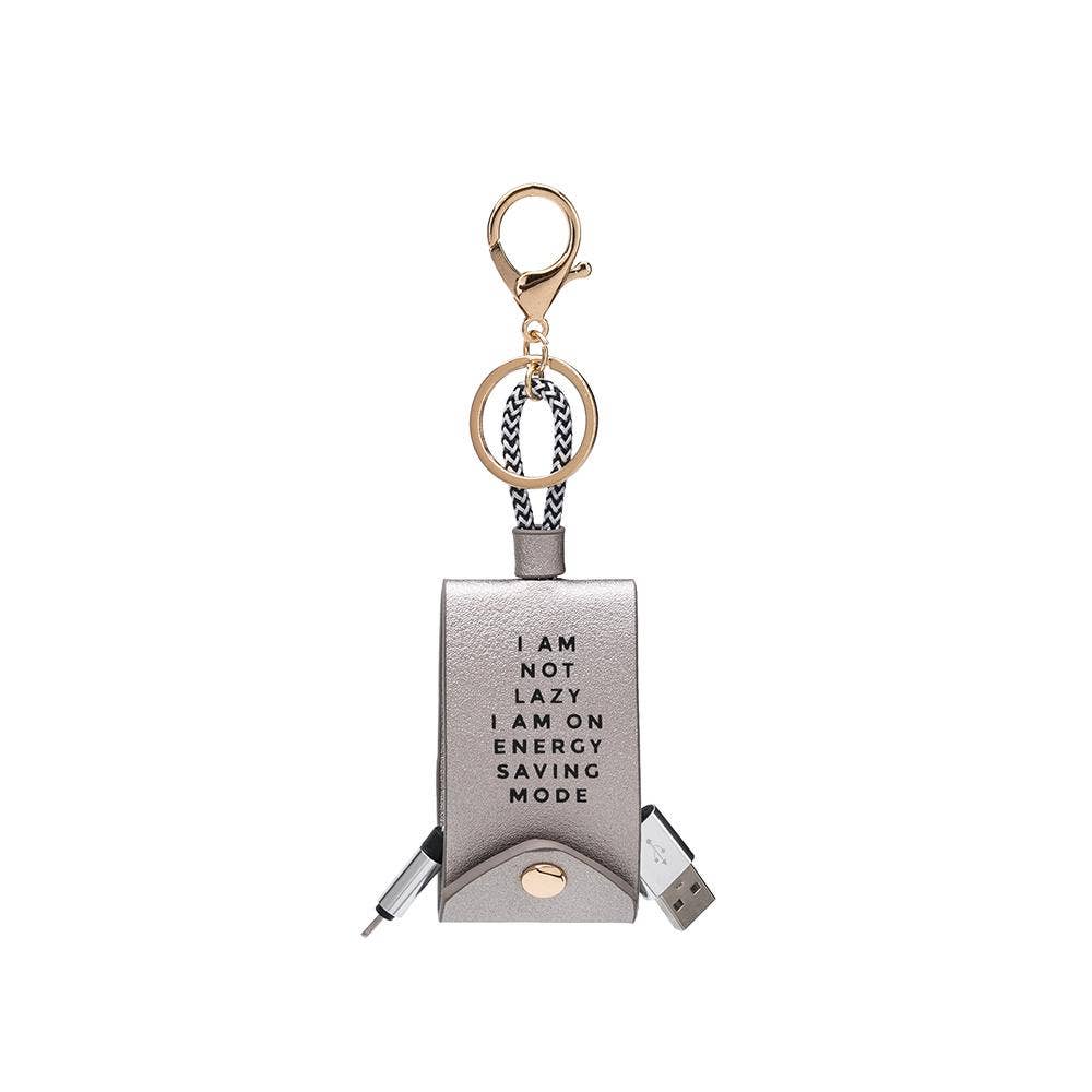 Pewter USB & iPhone Charger Accessory HOUSE OF SHE