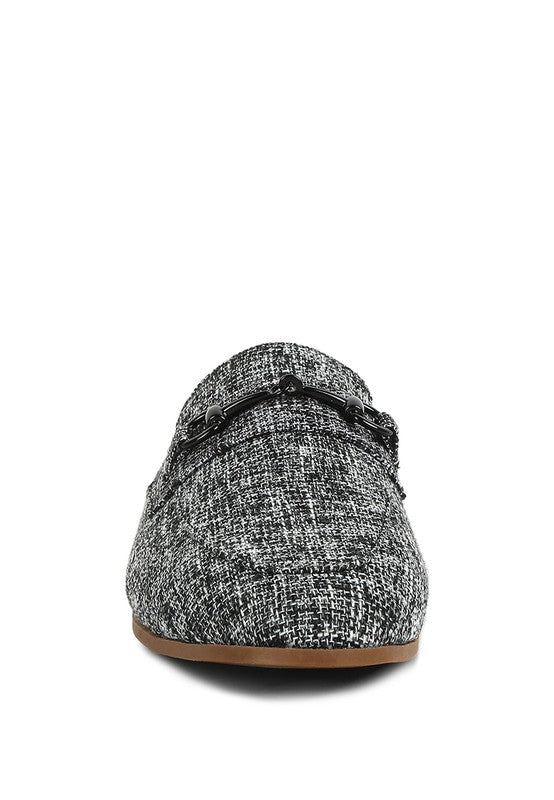 AKUA Horsebit Embellished Mule Slides - HOUSE OF SHE