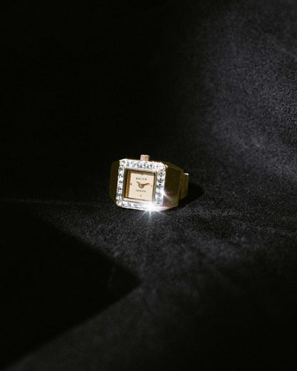 Timeless Gold Ring Watch