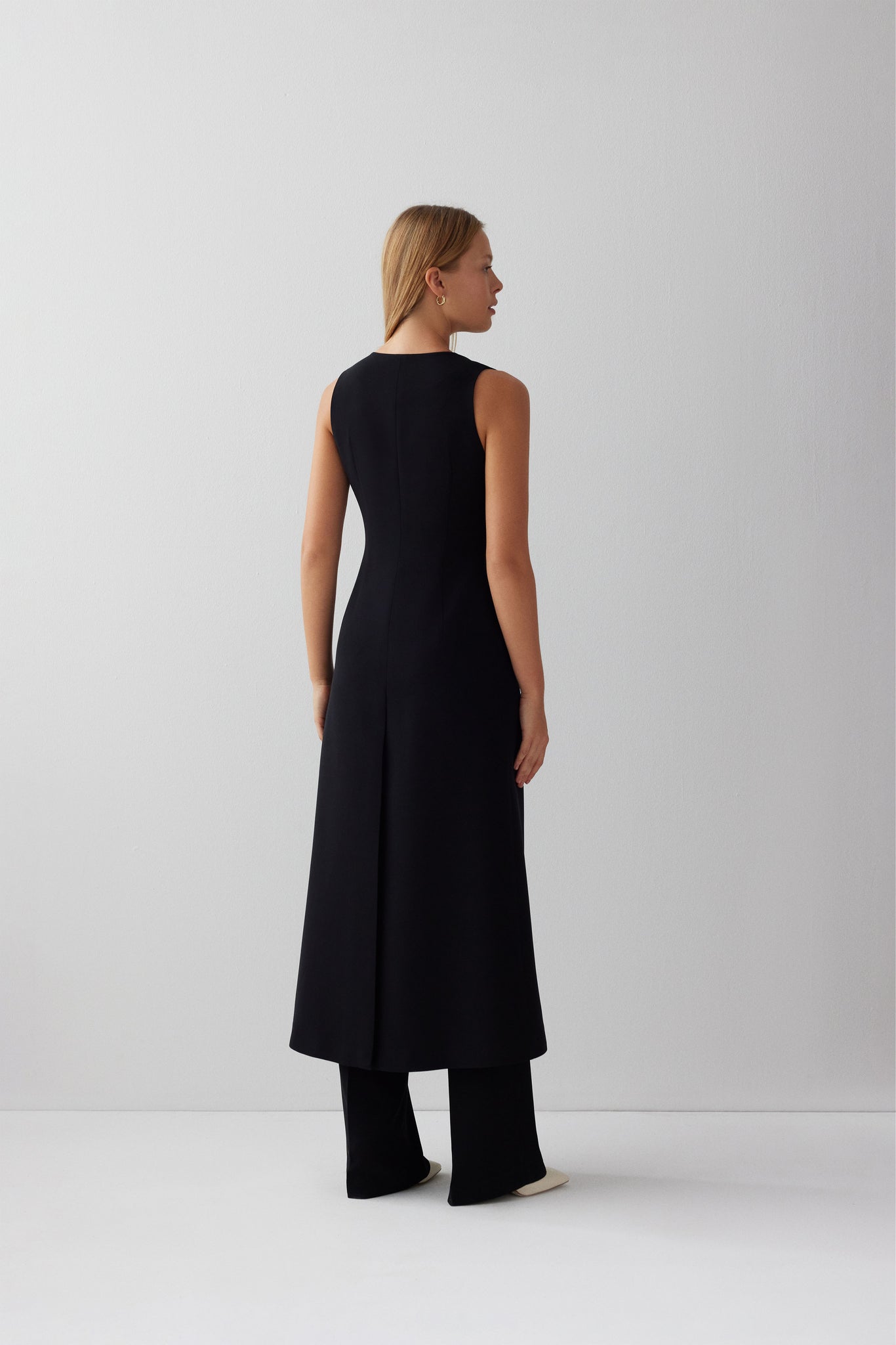 Nubia Classic Long Vest Blazer - HOUSE OF SHE