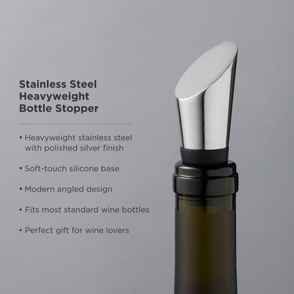 Stainless Steel Heavyweight Bottle Stopper