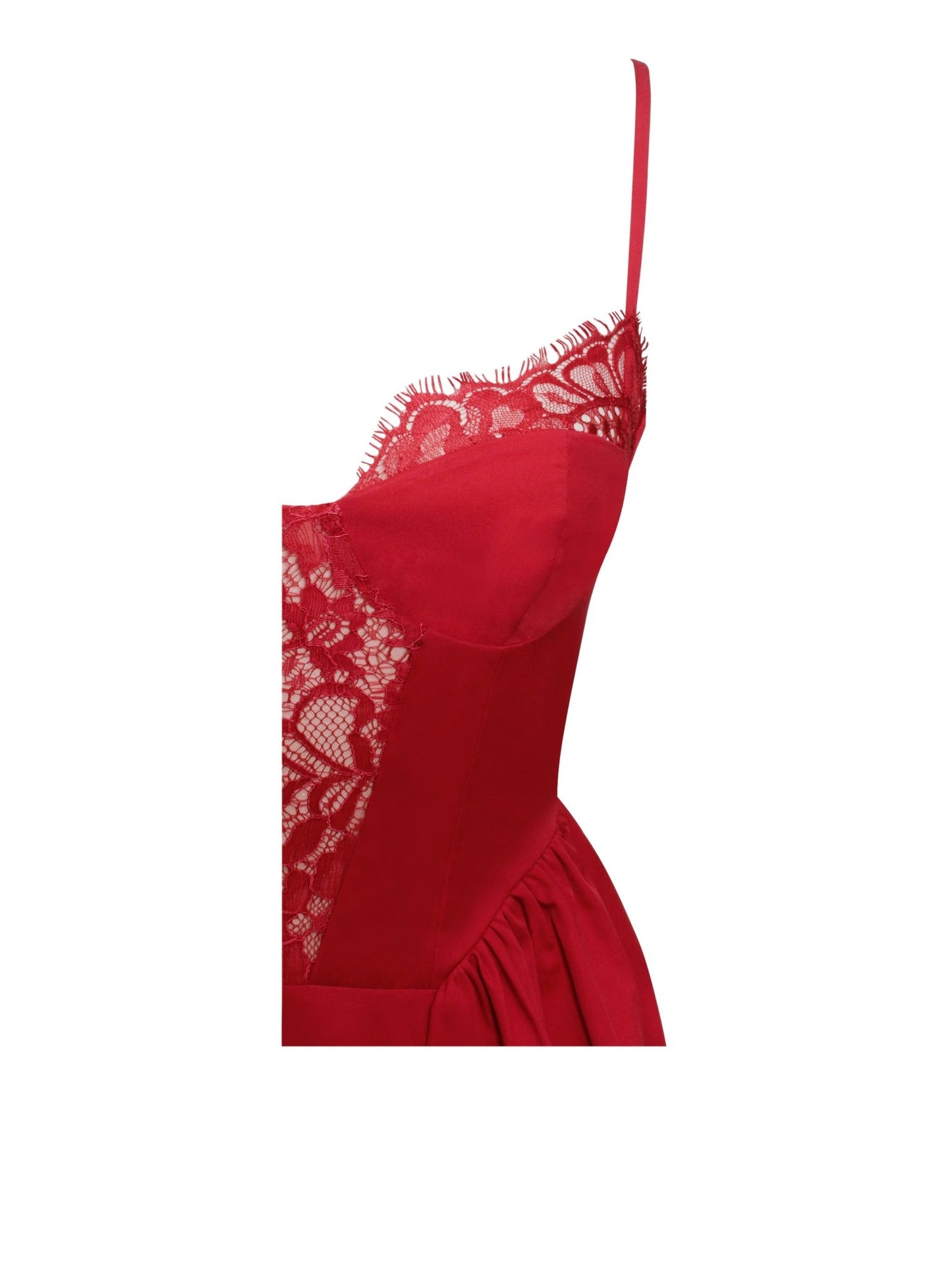 Rae Red Lace Dress - HOUSE OF SHE