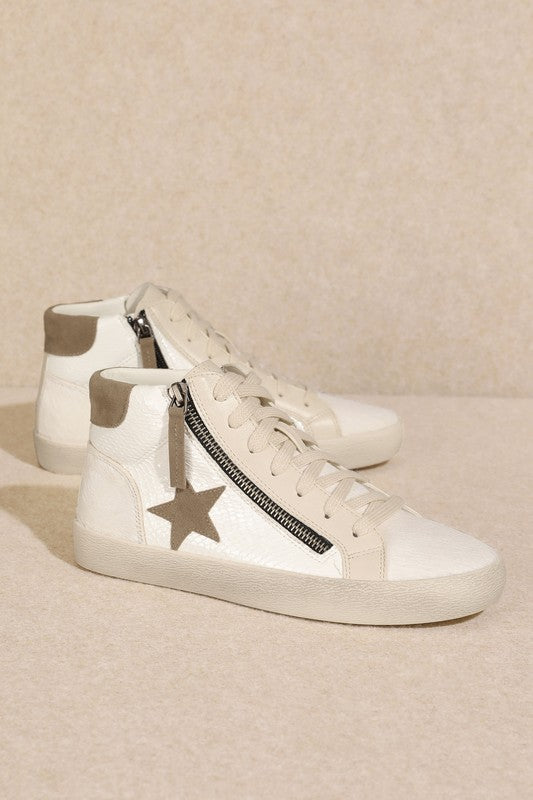 Star, High Top, Sneakers  HOUSE OF SHE