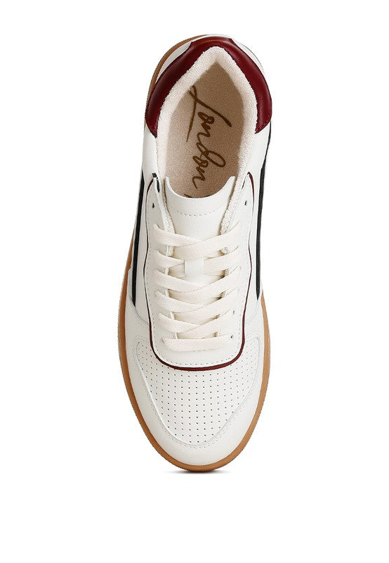 Kyniska Faux Leather Everyday Sneakers - HOUSE OF SHE