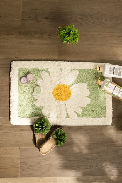 Soft Bath Mat - Flower