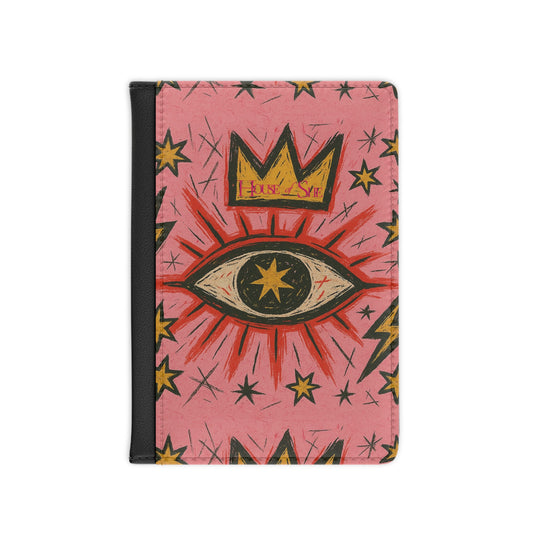 Artistic Eye Design Passport Cover - Travel Accessory for Adventure Seekers