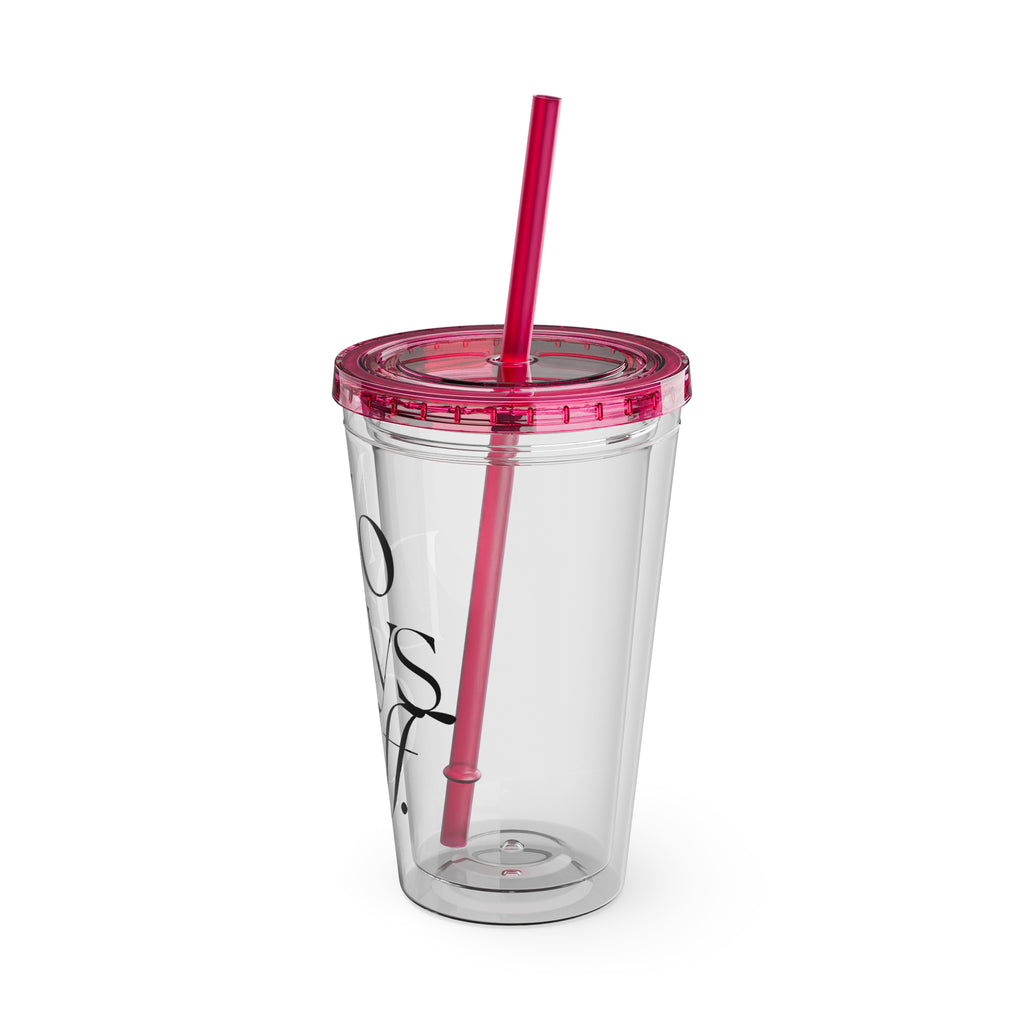 Sunsplash Tumbler with Straw, 16oz - HOUSE OF SHE
