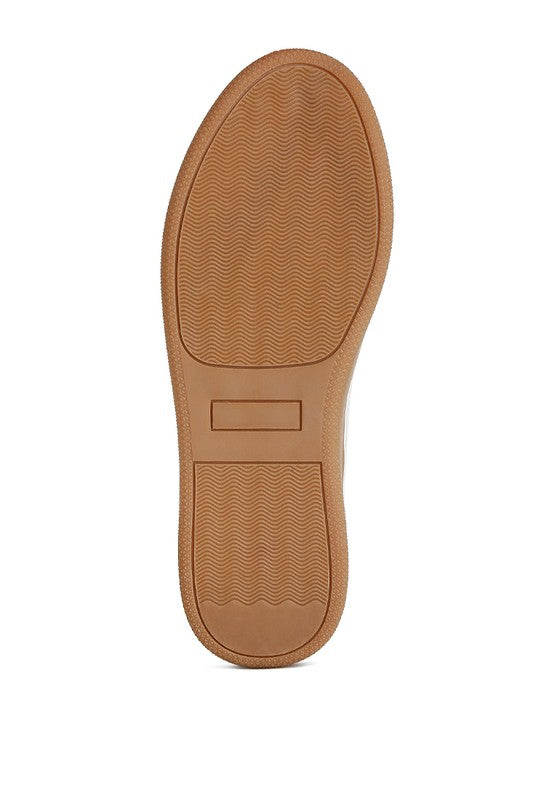 Kyniska Faux Leather Everyday Sneakers - HOUSE OF SHE