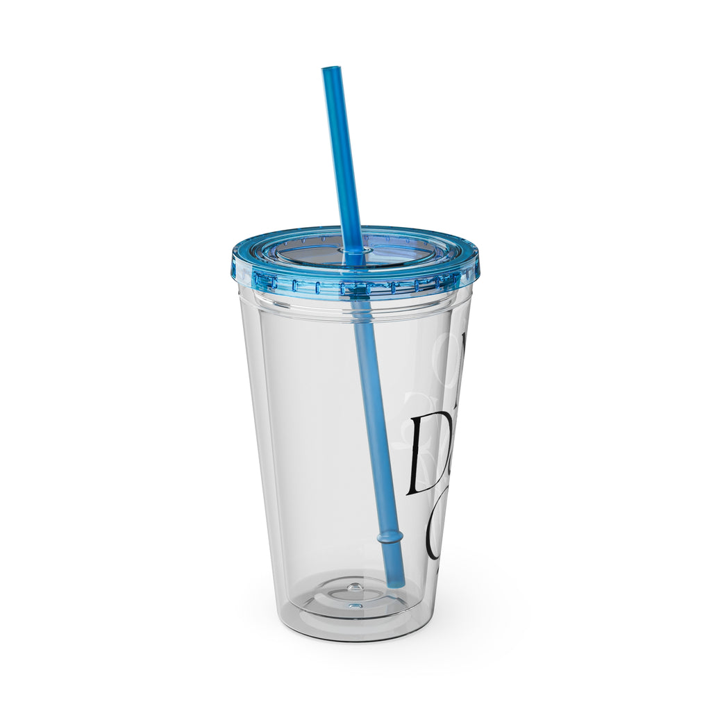 Sunsplash Tumbler with Straw, 16oz - HOUSE OF SHE