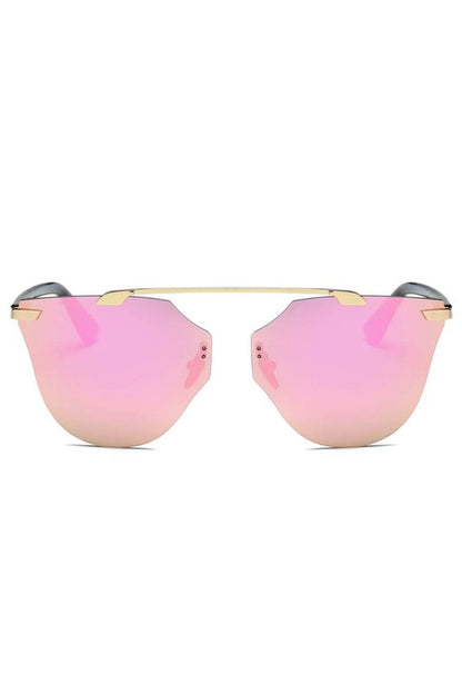 Haley Round Cat Eye Fashion Sunglasses