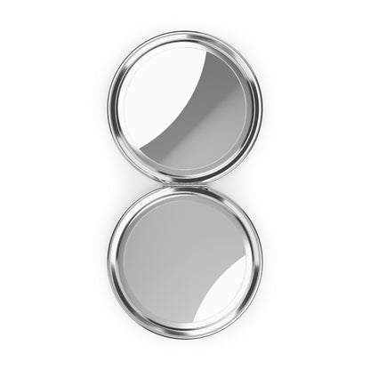 Vintage-Inspired Compact Travel Mirror with Eye Design