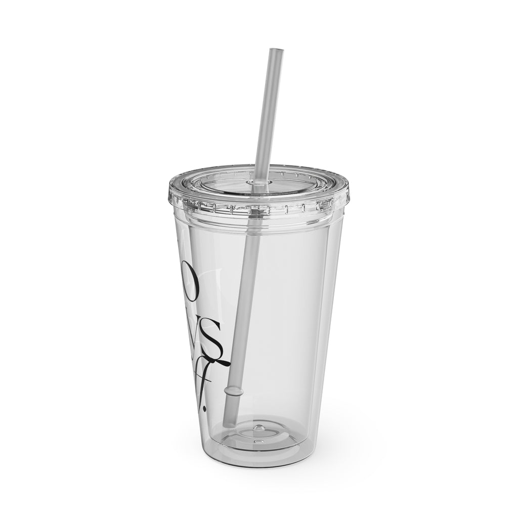 Sunsplash Tumbler with Straw, 16oz - HOUSE OF SHE