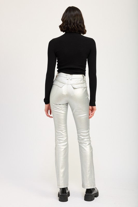 Kelis Turtle Neck Long Sleeve Top - HOUSE OF SHE