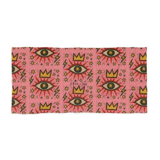 Vibrant Eye-Catching Beach Towel – Perfect for Summer Days & Pool Parties