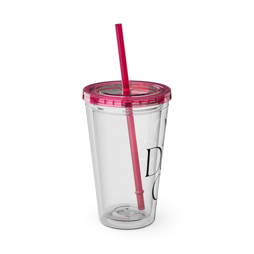 Sunsplash Tumbler with Straw, 16oz - HOUSE OF SHE