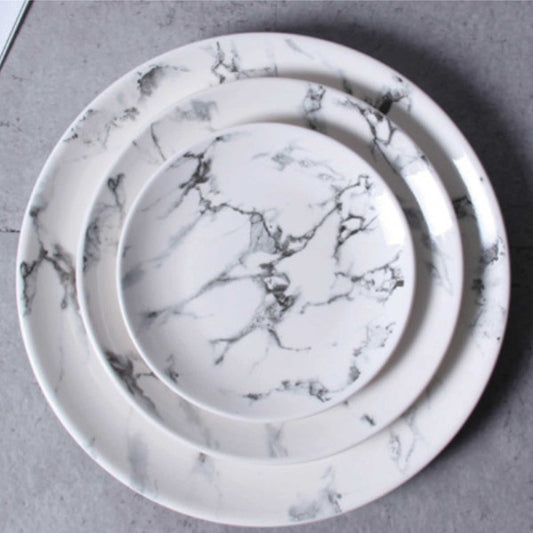 Marble Round Plate  HOUSE OF SHE