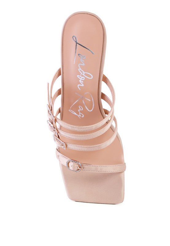 NYLE PLATFORM HEELED SANDALS  HOUSE OF SHE
