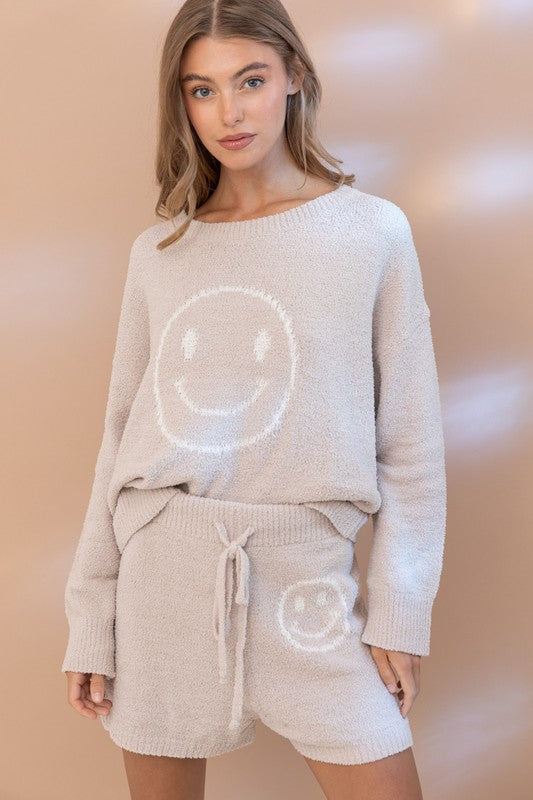 Smile Me Soft Top with Shorts Set  HOUSE OF SHE