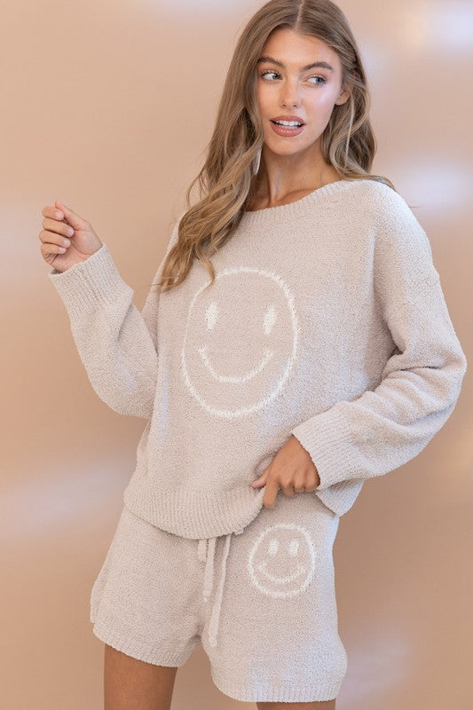 Smile Me Soft Top with Shorts Set  HOUSE OF SHE