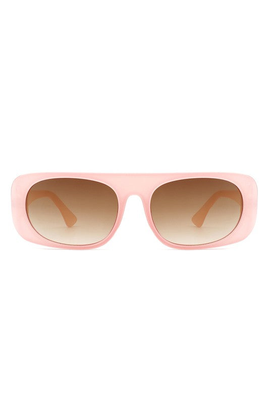Demi Oval Fashion Flat Sunglasses