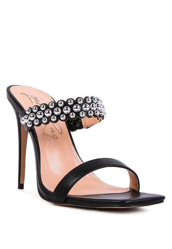 Bandy High Heel Metal Ball Heels  HOUSE OF SHE