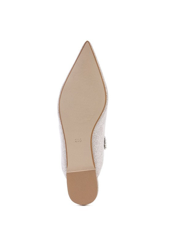 Geode Mary Jane Embellished Mules  HOUSE OF SHE