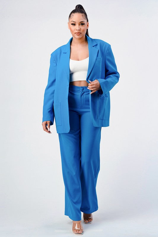 Mia Loose Fit Blazer And Pants  HOUSE OF SHE