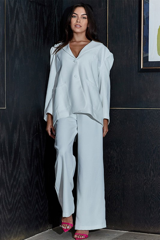 Mia Loose Fit Blazer And Pants  HOUSE OF SHE