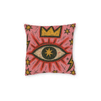 Basquiat Art-Inspired Eye Print Square Cushion Pillow