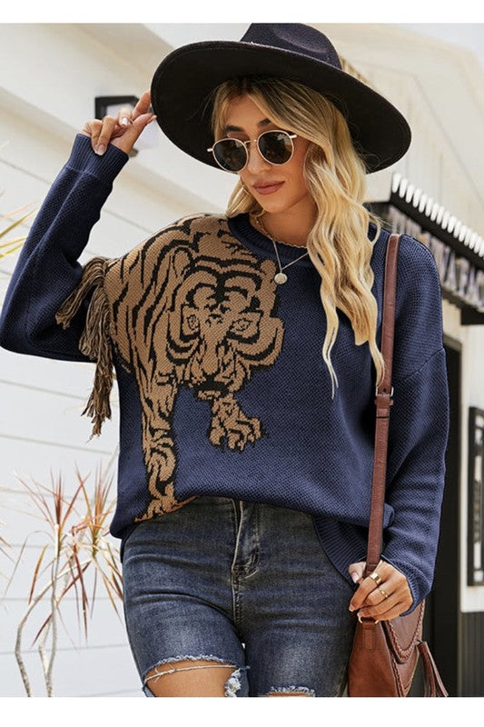 Tiger sweater  HOUSE OF SHE