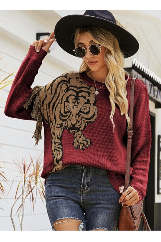 Tiger sweater  HOUSE OF SHE