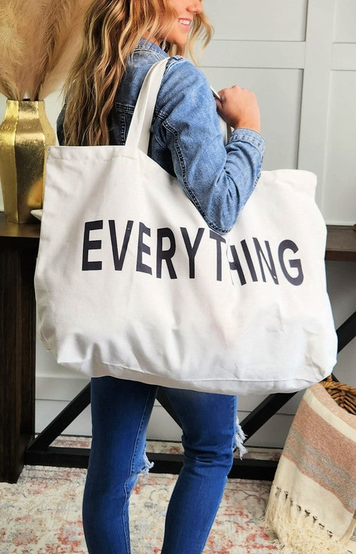 Everything X Large Tote Carry Bag Travel Tote Bag