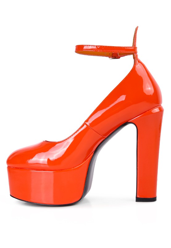 Babe Heaven Patent  Maryjane Platform Heels  HOUSE OF SHE