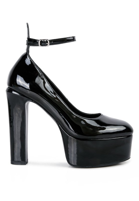 Babe Heaven Patent  Maryjane Platform Heels  HOUSE OF SHE