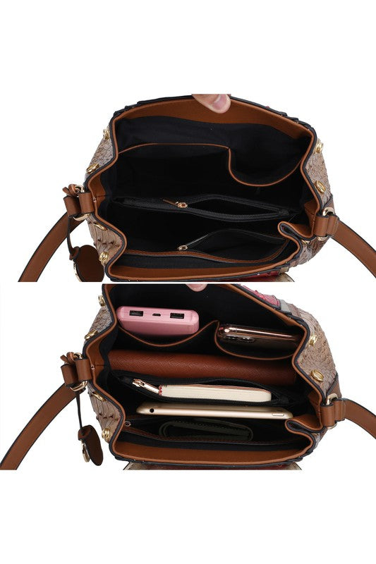 MKF Collection Jamilah Crossbody Handbag by Mia k - HOUSE OF SHE