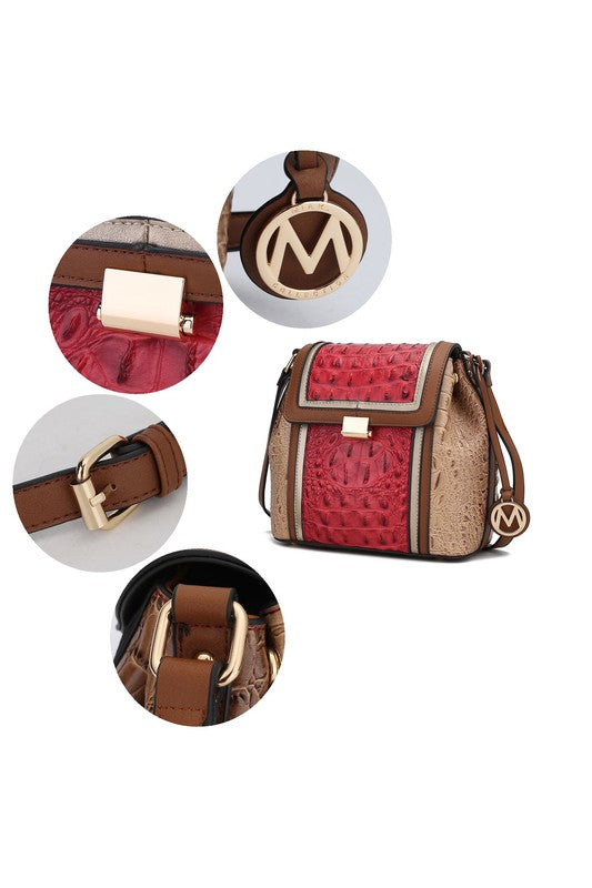 MKF Collection Jamilah Crossbody Handbag by Mia k - HOUSE OF SHE